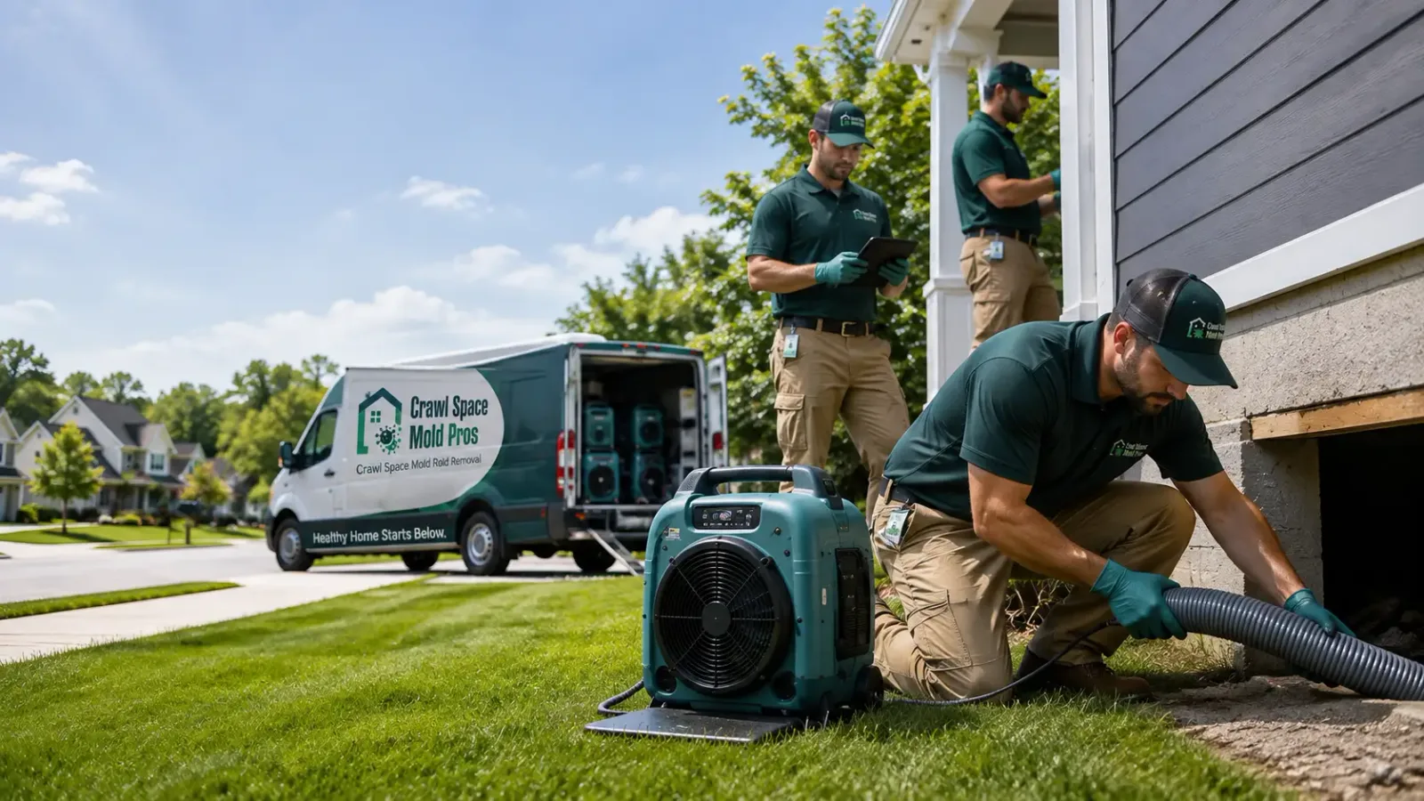 Crawl Space Mold Removal in Pennington, TX